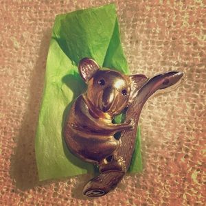 Vintage Brass and pewter Koala brooch 🐨✨
